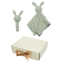 PACHET CADOU BEBE BUNNY VERDE PASTEL JABADABADO